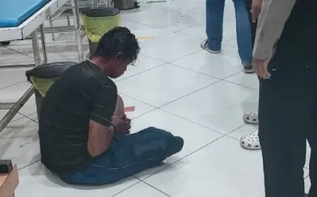 Pencuri di Gresik Babak Belur Dihajar Warga, Motor Dibakar
