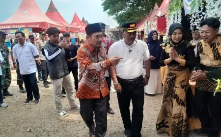 Agenda Super Padat, Bupati Nganjuk Minta Maaf Terlambat Hadir di Launching 14 Ruko Desa Ngelawak