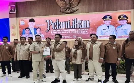 Dewan Daerah Tani Merdeka Indonesia Probolinggo-Situbondo Resmi Dilantik, Fokus Dukung Petani Hadapi Tantangan