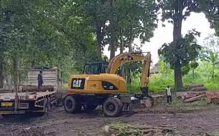 Ekskavator 15 Ton di Lumajang Hilang Misterius, Diduga Dibongkar sebelum Diangkut