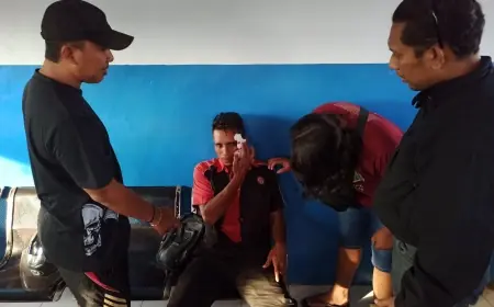Menolak Beri Uang, Sopir Bus di Kota Pasuruan Dibacok Preman