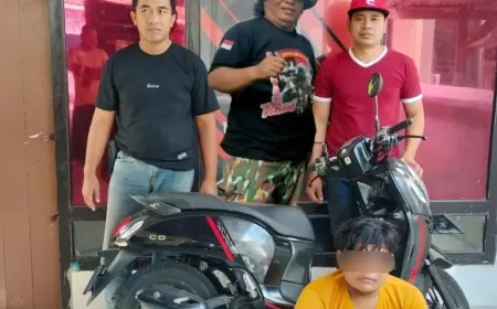 Sat Set, Polisi Tulungagung Tangkap Pencuri Motor Sehari Setelah Terima Laporan