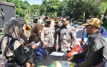 Pendistribusian Beras SPHP dan Oplosan Dalam Pengawasan Kapolres Bondowoso