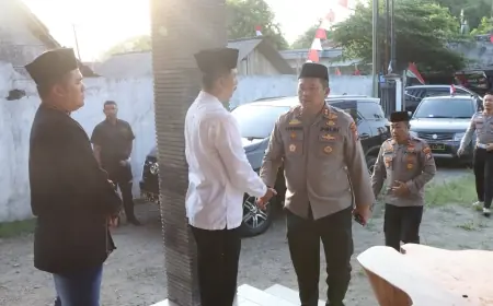 Istri Kapolsek Jatikalen Wafat, Kapolres Nganjuk Takziah sebagai Wujud Kepedulian
