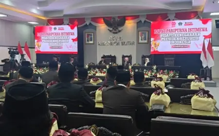 DPRD Kabupaten Blitar Gelar Rapat Paripurna Istimewa, Dengarkan Pidato Kenegaraan Presiden pada HUT ke-80 RI