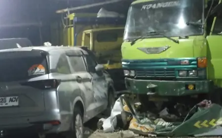 Kecelakaan Beruntun di Gresik, 1 Pengendara Motor Tewas