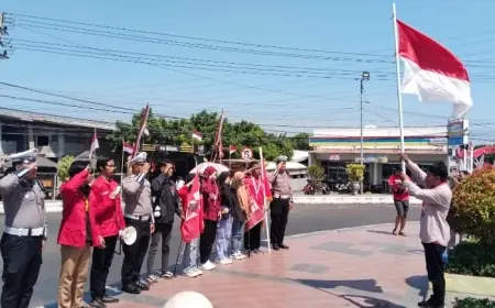 GMNI Probolinggo Gelar Upacara Bendera dan Orasi Kebangsaan di HUT ke-80 RI