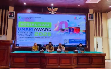 UMKM Award 2025 Kembali Digelar, Ajak UMKM Pasuruan Naik Kelas