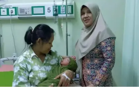 Bayi Lahir 17 Agustus di RSUD Trenggalek, Diberi Nama Mahardika