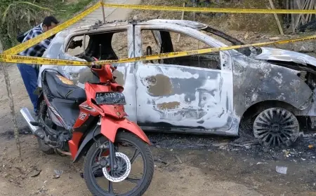 Mobil Kades di Trenggalek Dibakar Warga, Pelaku Diduga Alami Gangguan Jiwa