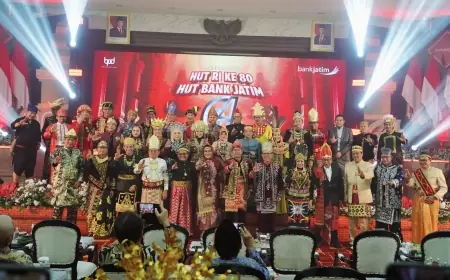 Rayakan HUT ke-64, Bank Jatim Gaungkan Semangat Kebersamaan dan Transformasi