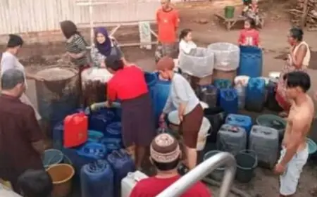 Atasi Krisis Air, 237.000 Liter Air Bersih Didistribusikan ke Warga Probolinggo