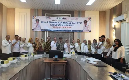 DPMSTP Nganjuk Gelar Forum Konsultasi Publik Sektor Pendidikan