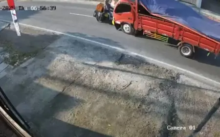 Motor Tabrak Truk di Jalan Raya Blitar-Kediri, Satu Orang Luka Serius