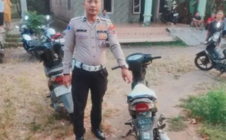 Diduga Mengantuk, Pengendara Motor di Nganjuk Alami Kecelakaan hingga Pingsan