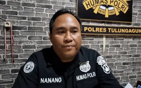 Dipicu Masalah Keluarga, Anak Kandung Bacok Ayah di Tulungagung