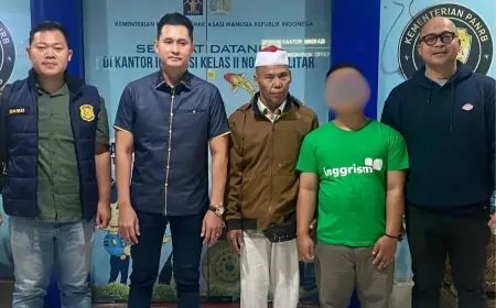 Langgar Izin Tinggal, Imigrasi Blitar Deportasi WNA Asal Malaysia