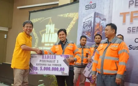SIG Pabrik Tuban Gelar TPM Award 2025, Dorong Produktivitas dan Industri Hijau