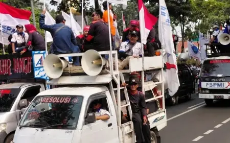 Besok, Ribuan Buruh Jatim Gelar Demo Serentak Tuntut Kenaikan Upah dan Hapus Outsourcing