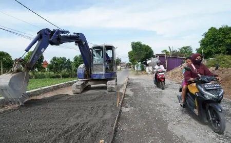Pemkab Kediri Targetkan Kondisi Kemantapan Jalan 89 Persen pada 2025