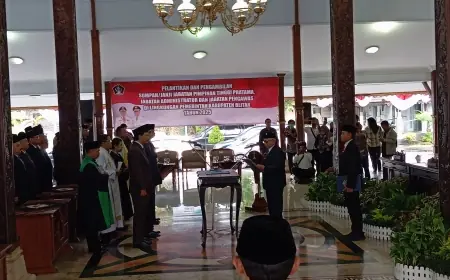 Kali Pertama, Bupati Blitar Lakukan Mutasi Besar-Besaran