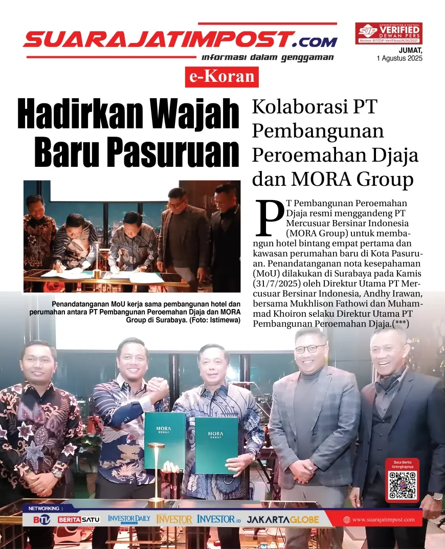 eKoran, Edisi Jumat, 1 Agustus 2025