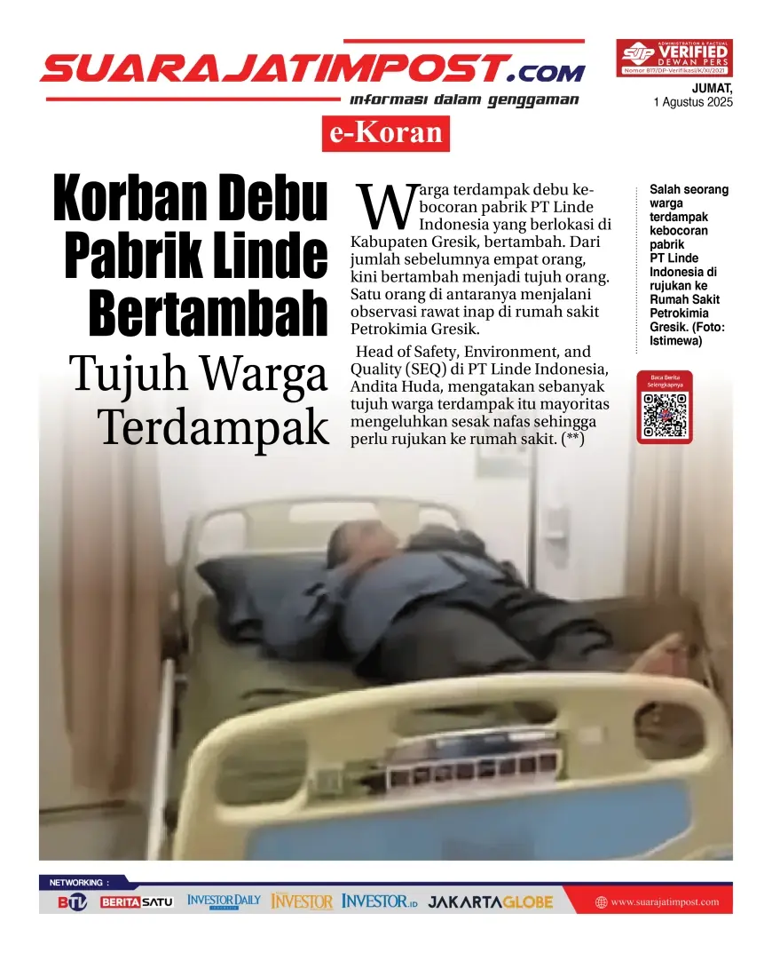 eKoran, Edisi Jumat, 1 Agustus 2025