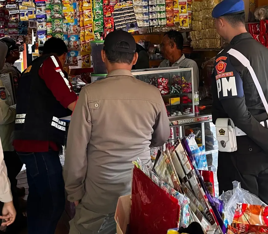 Satpol PP Blitar dan Bea Cukai Sita 15 Ribu Rokok Ilegal di Dua Kecamatan