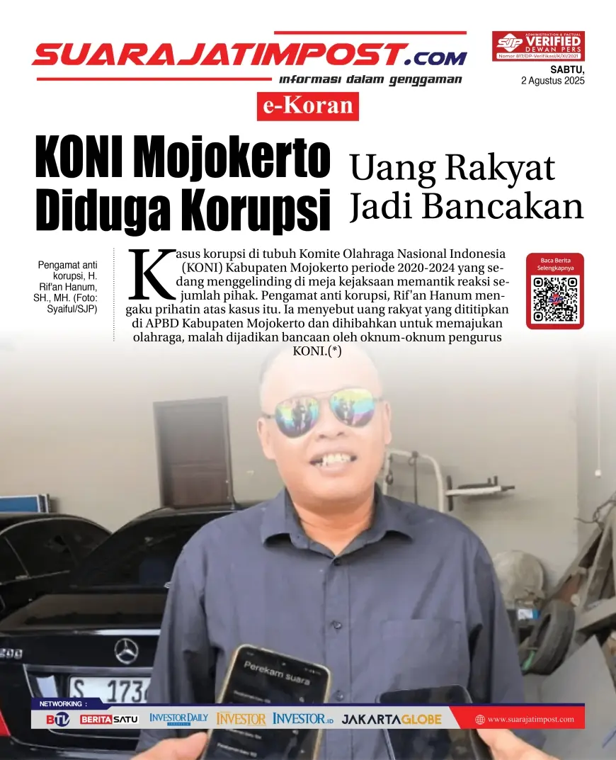 eKoran, Edisi Sabtu, 2 Agustus 2025