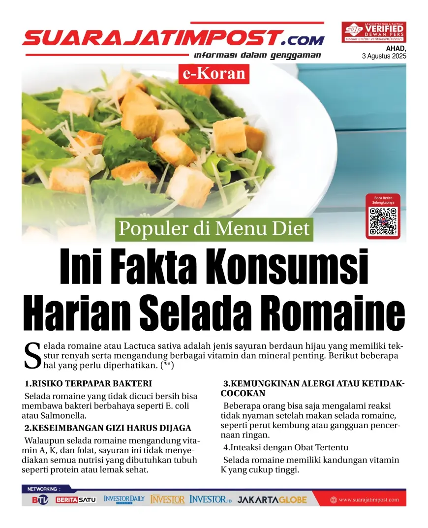 eKoran, Edisi Ahad, 3 Agustus 2025