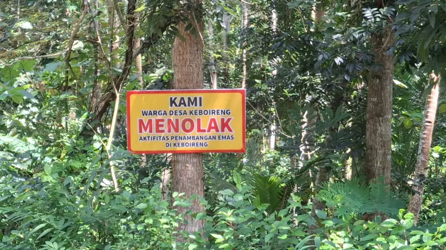 Warga Keboireng Tolak Penggalian Tambang Emas di Lereng Gunung Senarang