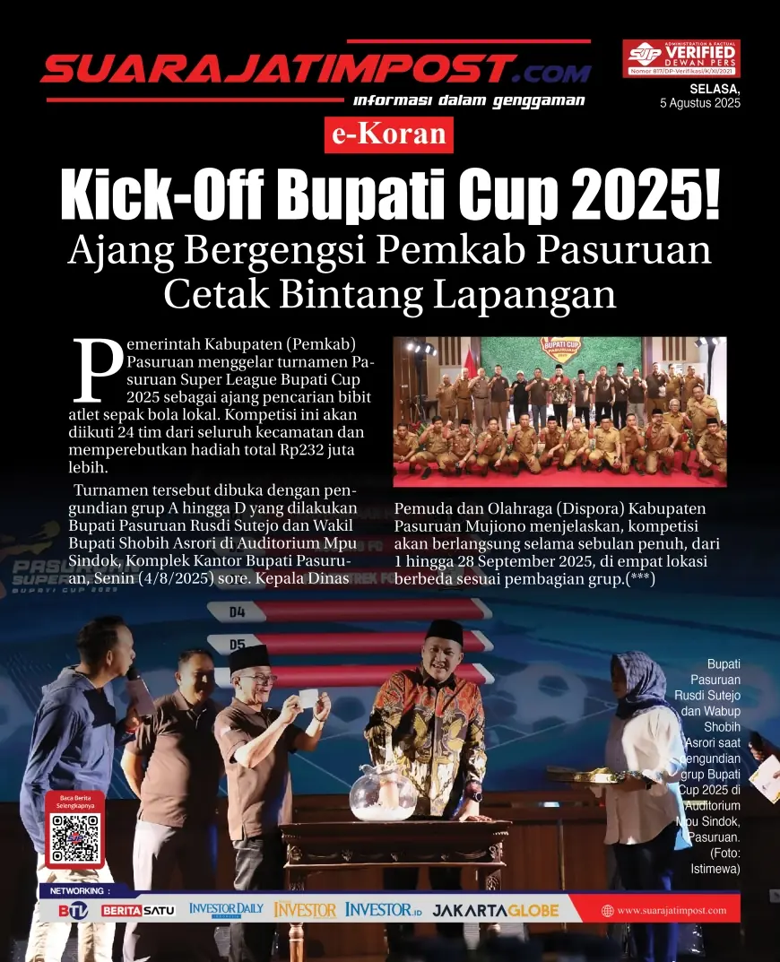 eKoran, Edisi Selasa, 5 Agustus 2025
