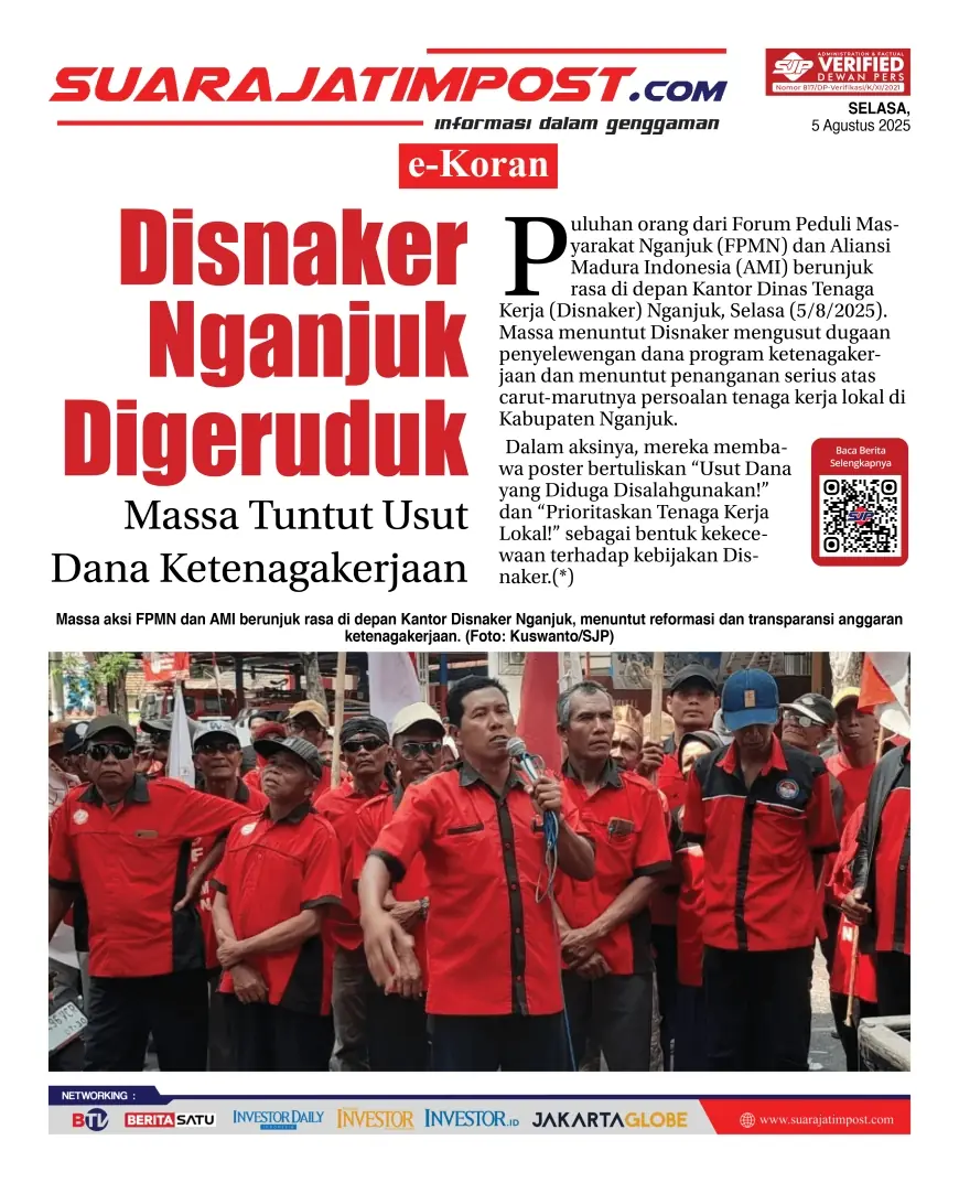 eKoran, Edisi Selasa, 5 Agustus 2025