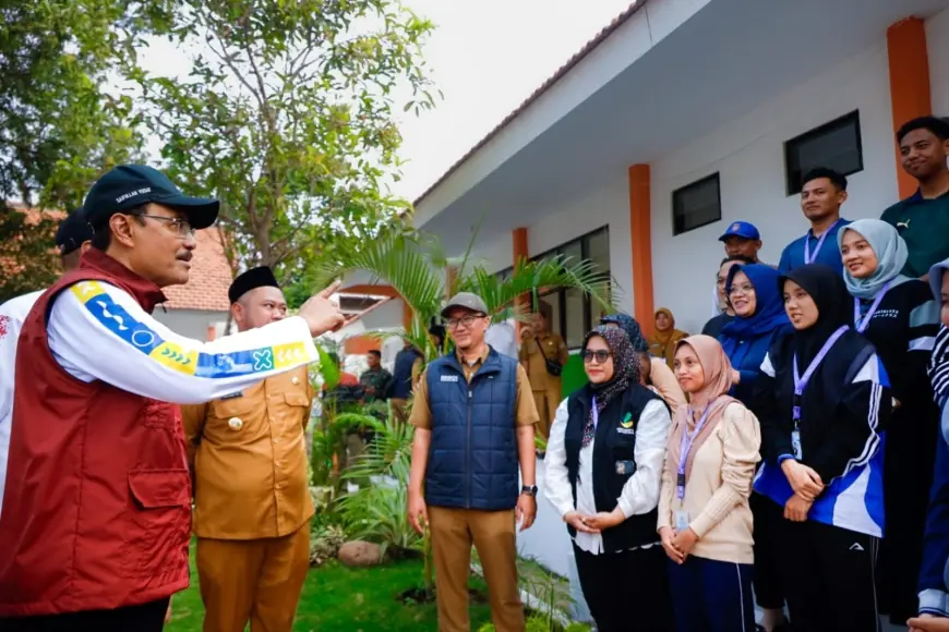 Di Gresik, Mensos Gus Ipul Pastikan Sekolah Rakyat Mampu Menampung 1.000 Siswa