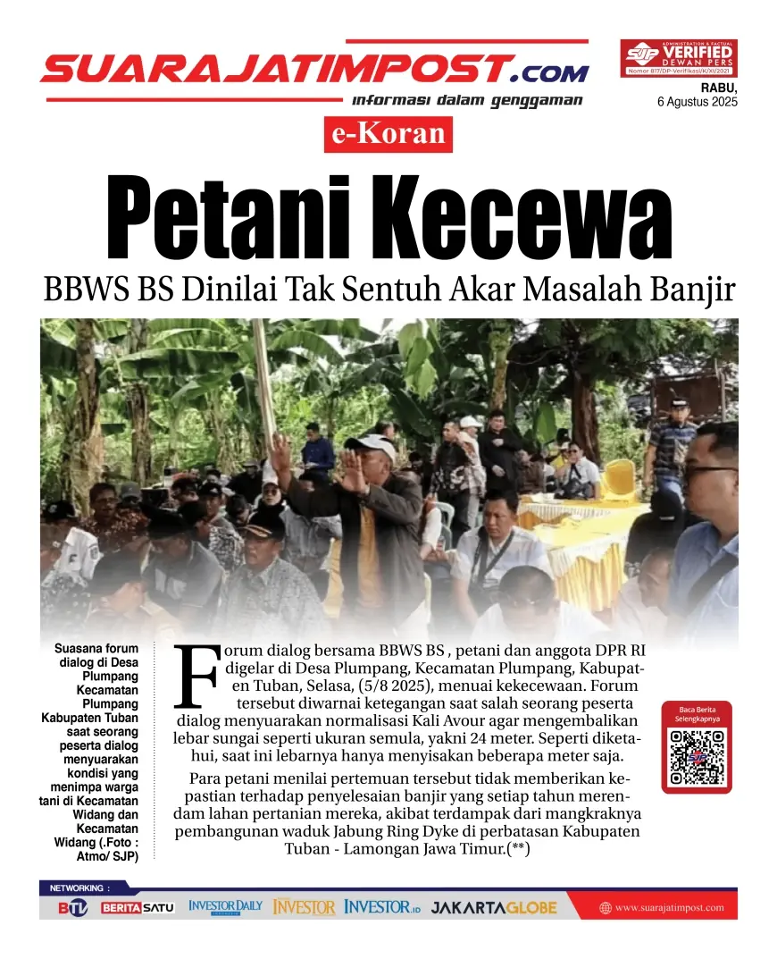 eKoran, Edisi Rabu, 6 Agustus 2025