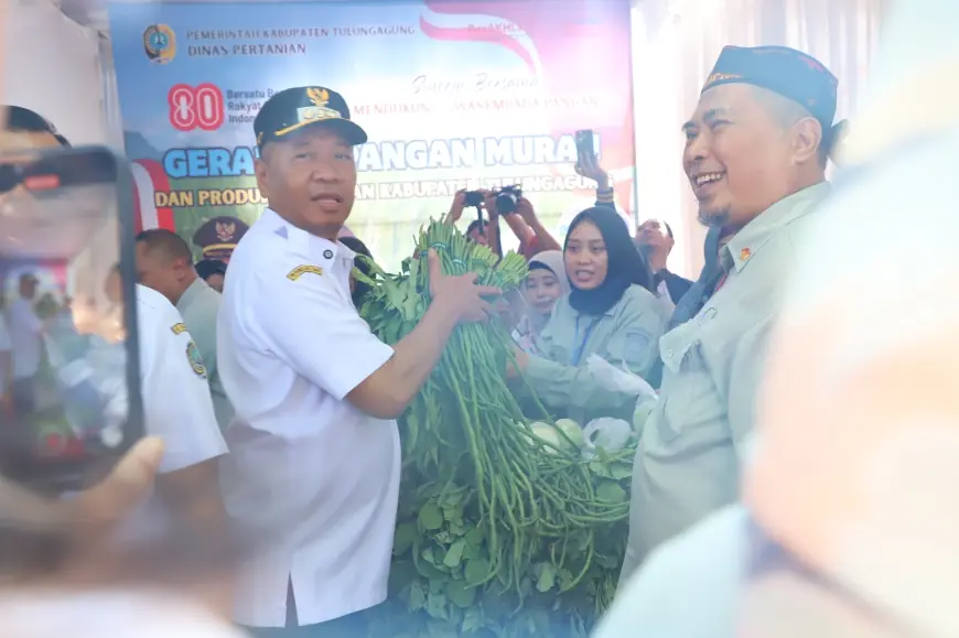 Bupati Tulungagung Resmikan Gerakan Pangan Murah, Tekan Harga Bahan Pokok dan Dukung Produk Lokal