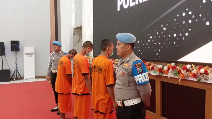 Polres Blitar Amankan 9 Pelaku Pengeroyokan, Enam Orang Masih di Bawah Umur