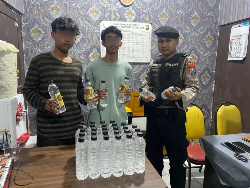 Penjual Miras di Kuwung Mojokerto Digulung, Pelaku Masih di Bawah Umur