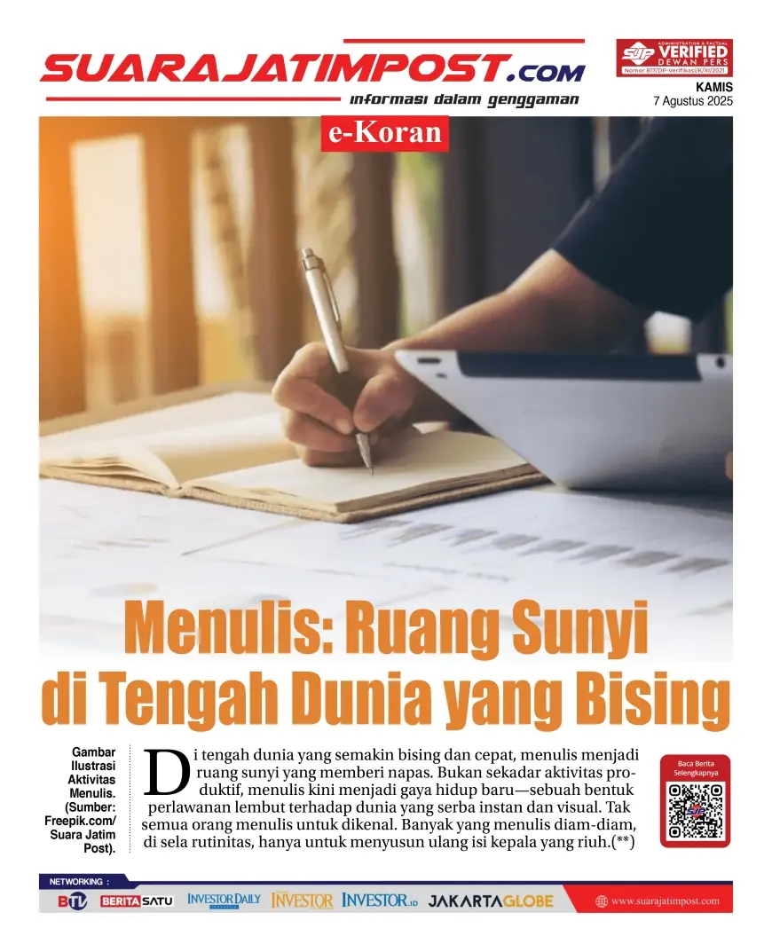 eKoran, Edisi Kamis, 7 Agustus 2025