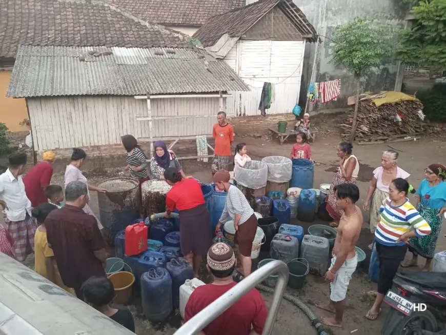 BPBD Kerahkan 114.000 Liter Air untuk Redam Kekeringan di Probolinggo