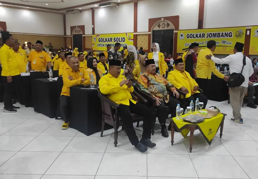 Terpilih Aklamasi, Andik Basuki Rahmat Kembali Pimpin DPD Golkar Jombang