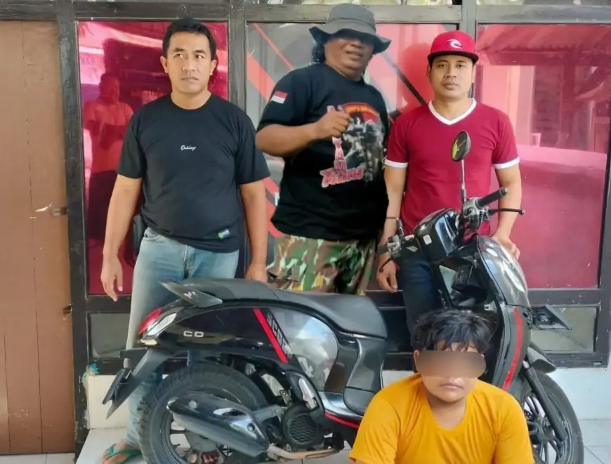 Sat Set, Polisi Tulungagung Tangkap Pencuri Motor Sehari Setelah Terima Laporan