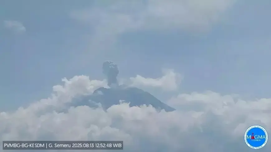 Gunung Semeru Semburkan Abu 1.000 Meter, Ini Imbauan PVMBG
