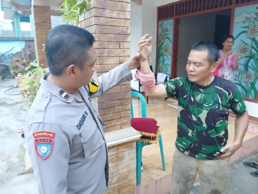 Plt Kades di Blitar Dibacok Tetangga karena Masalah Bakar Sampah