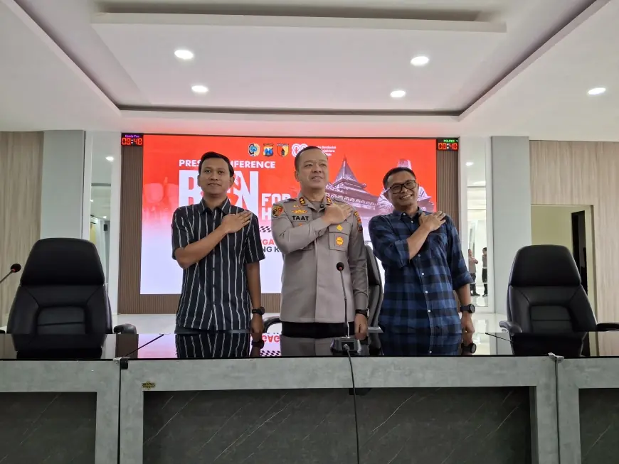 Semarak HUT ke-80 RI, Polres Tulungagung Gelar Lari 35 Km ke Makam Bung Karno