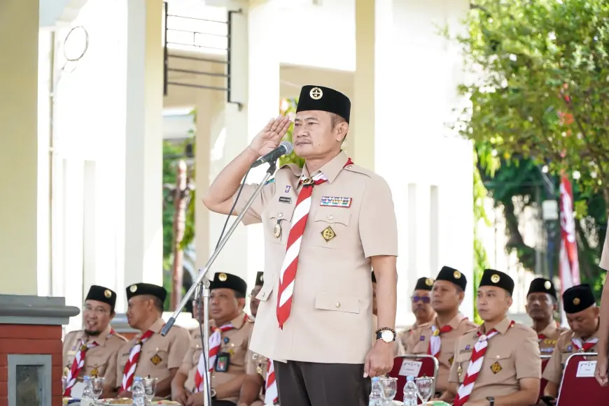 Bupati Lamongan Ajak Pramuka Cetak Generasi Muda Tangguh di HUT ke-64