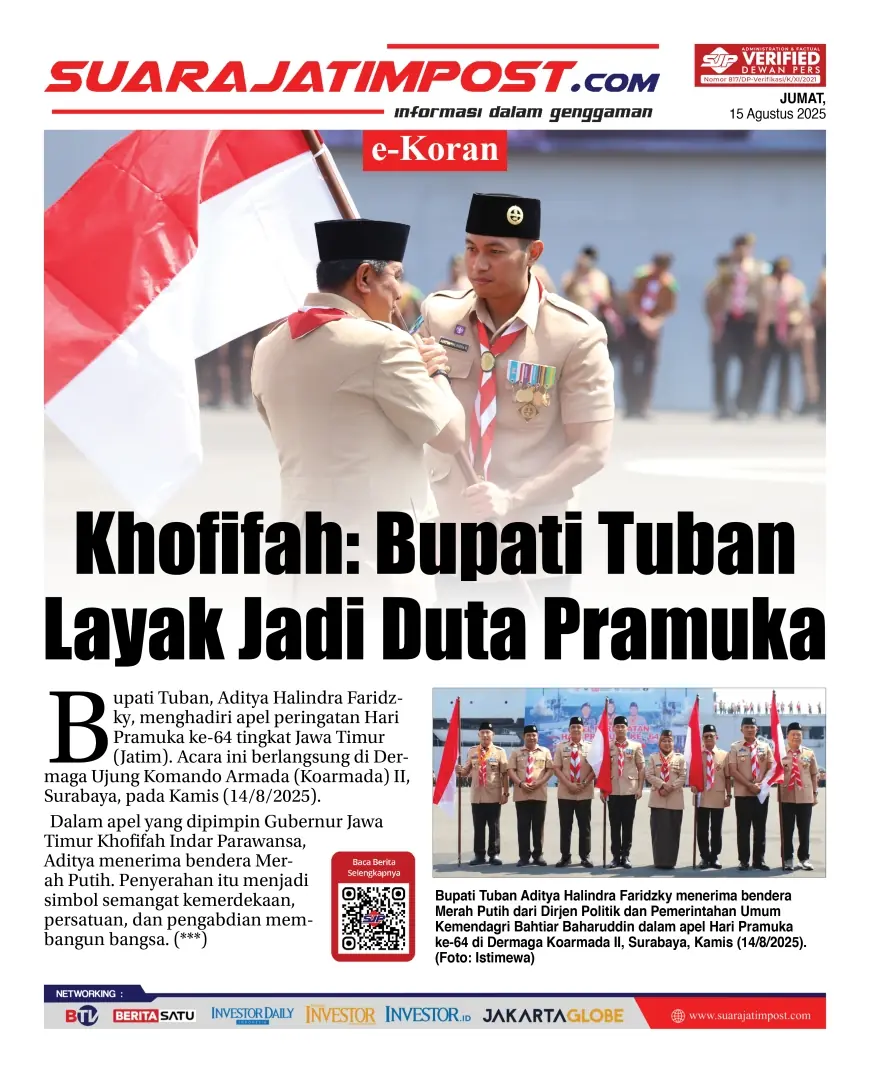 eKoran, Edisi Jumat, 15 Agustus 2025