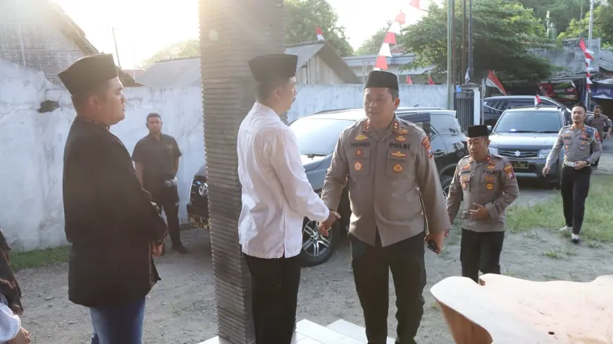 Istri Kapolsek Jatikalen Wafat, Kapolres Nganjuk Takziah sebagai Wujud Kepedulian