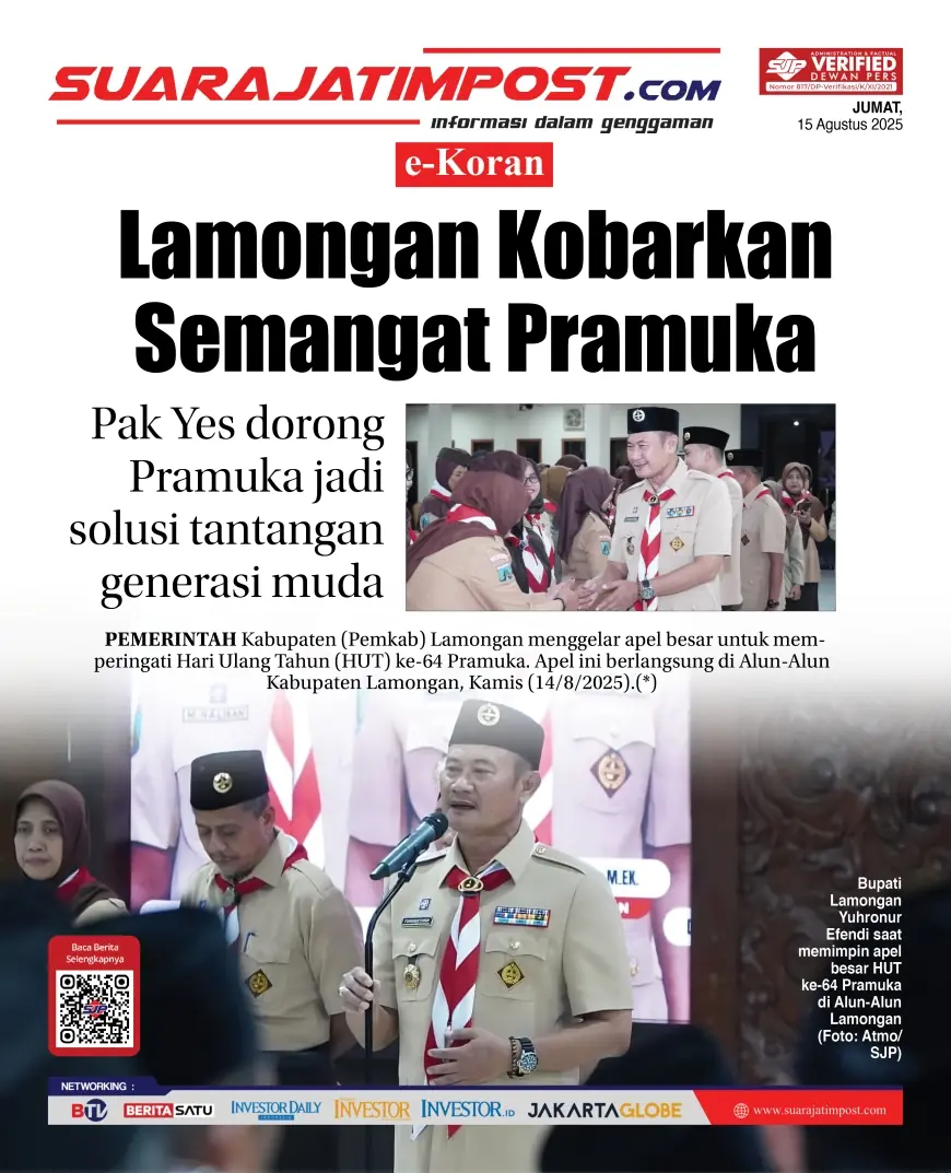 eKoran, Edisi Jumat, 15 Agustus 2025
