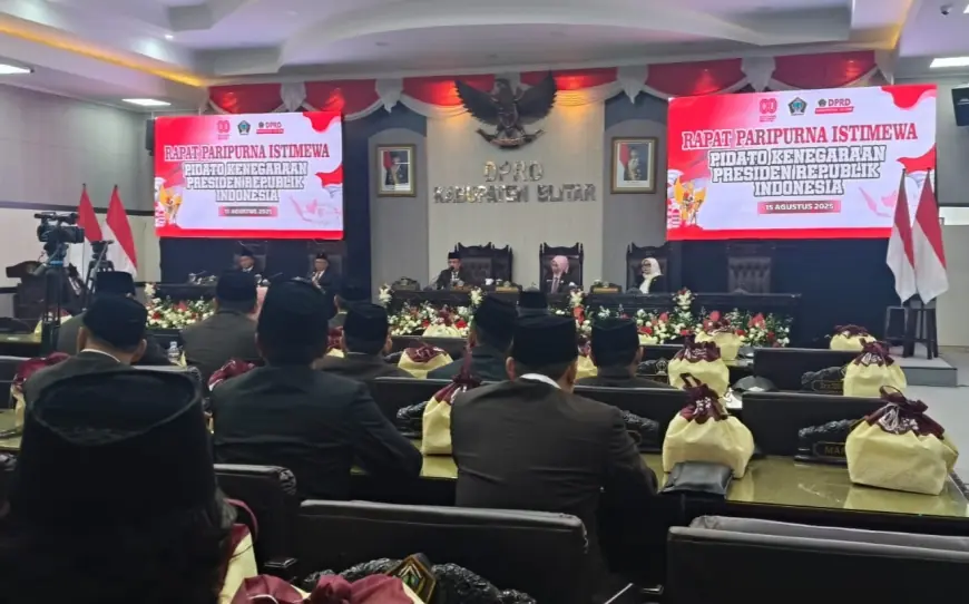 DPRD Kabupaten Blitar Gelar Rapat Paripurna Istimewa, Dengarkan Pidato Kenegaraan Presiden pada HUT ke-80 RI